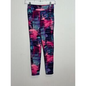 Champion Girls Multicolor leggings with Champion top Purple set Size 10-12
